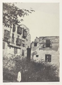 Maison et jardin dans le quartier Frank, Le Caire - Maxime Du Camp