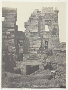 Médinet-Habou, Façade Septentrionale du Gynécée de Ramsès-Méiamoun, Thèbes, 1849-51