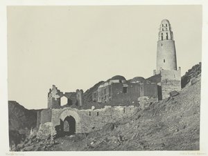 Mosquée de Bellal au village de Bab, Nubie, 1849-51, imprimé en 1852 - Maxime Du Camp