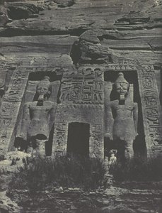 Nubie. Ibsamboul. Entrée du Spéos d