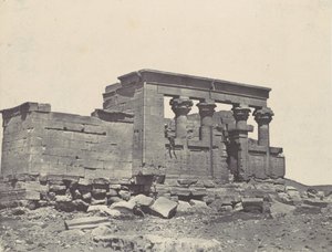 Nubie. Temple de Débôd. Parembole de l