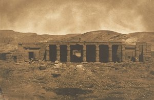 Palais de Gournah Ménephtéun à Thèbes, 1849-50 - Maxime Du Camp
