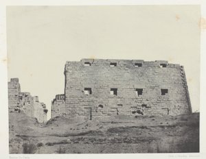 Palais de Karnak, Grands Pylônes du Sud-Ouest; Thèbes - Maxime Du Camp