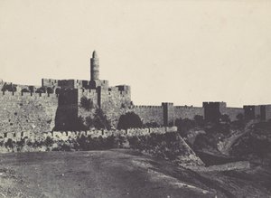 Palestine. Jérusalem. Partie occidentale des murailles - Maxime Du Camp