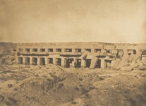 Promenoir de Thoutmès III - Dernières galeries du Palais de Karnac Thèbes, 1849-50 - Maxime Du Camp