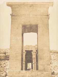 Propylée du Temple de Dandour Tropique du Cancer, avril 1850 - Maxime Du Camp
