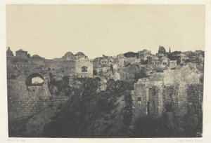 Quartier Occidental, Jérusalem; Palestine - Maxime Du Camp