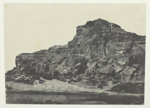Seconde Cataracte, Dgebel-Aboucir; Nubie, plate 112 from the album "Egypte, Nubie, Palestine et Syrie" (1852) - Maxime Du Camp