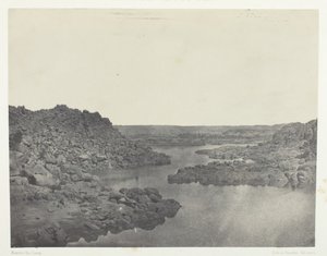 Sortie de la Première Cataracte, Haute-Égypte, 1849-51, imprimé en 1852 - Maxime Du Camp