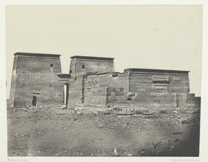 Temple de Dakkeh Ancienne Pselcis, Nubie - Maxime Du Camp