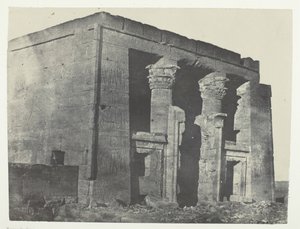 Temple de Dakkeh, Naos, Nubie - Maxime Du Camp