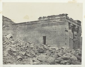 Temple de Dandour Ancienne Tantour, dédié à la Triade Osiris-Isis-Horus, Nubie, 1849-51 - Maxime Du Camp