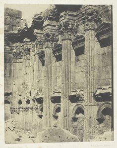 Temple De Jupiter à Baalbeck (Héliopolis, Intérieur Du Naos; Syrie - Maxime Du Camp