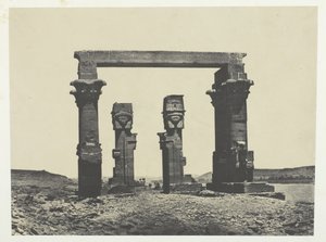 Temple de Kardassy, Nubie, 1849-51, imprimé en 1852 - Maxime Du Camp