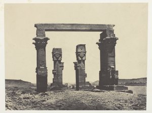 Temple de Kardassy, Nubie - Maxime Du Camp