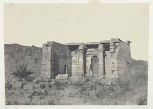 Temple de Tafeh (Ancienne Taphis), Nubie - Maxime Du Camp