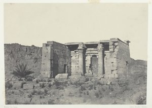 Temple de Tafeh Ancienne Taphis, Nubie - Maxime Du Camp