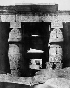 Ruines du temple, Égypte, 1852 - Maxime Du Camp