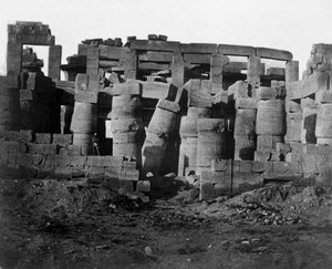 Ruines du temple, Égypte, 1852 - Maxime Du Camp