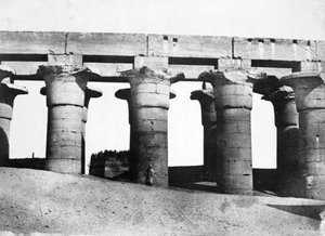 Ruines du temple, Égypte, 1852 - Maxime Du Camp