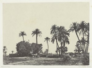Village de Hamameh, Haute-Égypte - Maxime Du Camp