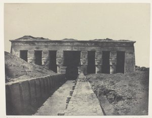 Vue générale, Grand Temple de Dendérah (Teutyres), Haute-Égypte - Maxime Du Camp