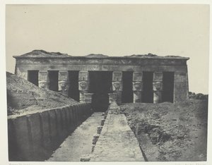 Vue générale, Grand Temple de Dendérah Teutyres, Haute-Égypte, 184951, imprimé en 1852