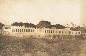 Vue du Divan et du Palais du Gouverneur, à Syout, 1849-50 - Maxime Du Camp