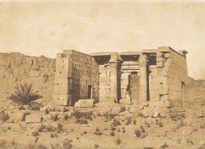 Vue du Temple de Tafah Taphis, 9 avril 1850