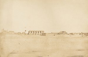 Vue générale des ruines de Louxor, prise de l
