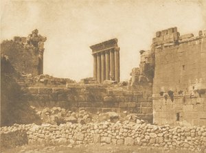 Vue générale des ruines de Baalbek, prise à l