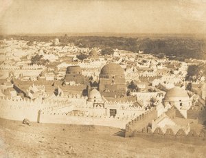 Vue générale du cimetière de Siout, 1849-50
