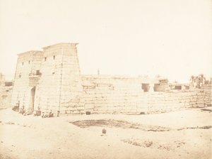 Vue générale du Temple de Khons, à Karnac, Thèbes - Maxime Du Camp