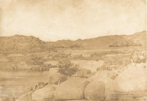Vue prise à la première Cataracte, rive droite, 1849-50 - Maxime Du Camp