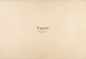Égypte, Nubie, Syrie: Paysages et Monuments, 1849-50