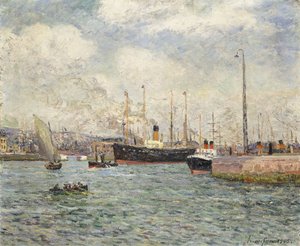 Le port du Havre, 1905 - Maxime Emile Louis Maufra