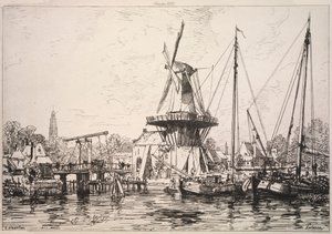 À Harlem, Hollande, 1877 - Maxime Lalanne