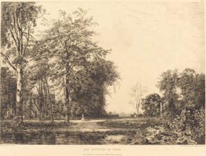Aux environs de Paris - Maxime Lalanne