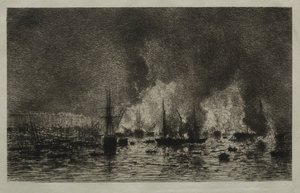 Incendie dans le Port de Bordeaux - Maxime Lalanne