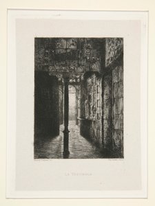Le Vestibule, pl. 3 de la suite Chez Victor Hugo - Maxime Lalanne