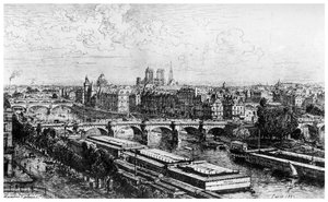 Paris Pris du Louvre, vers 1850-1895