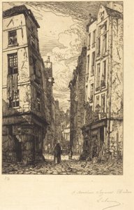Rue des Marmousets (Quartier de la Cité, vieux Paris) - Maxime Lalanne