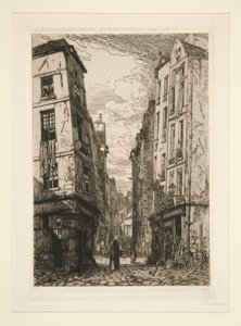 Rue des Marmousets (Vieux Paris) - Maxime Lalanne