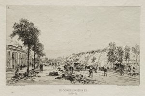 Souvenirs artistiques du Siège de Paris: Le Cavalie (Bastion 63) - Maxime Lalanne