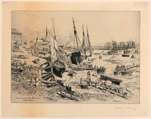 Un Vieux Port de la Normandie - Maxime Lalanne