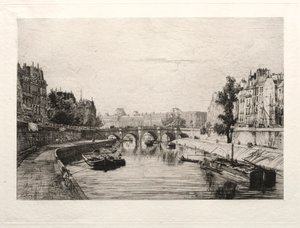 Vue prise du Pont Saint-Michel - Maxime Lalanne