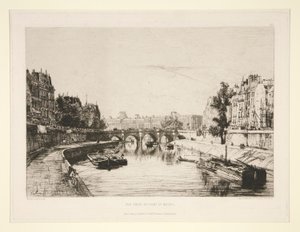 Vue prise du Pont Saint-Michel - Maxime Lalanne