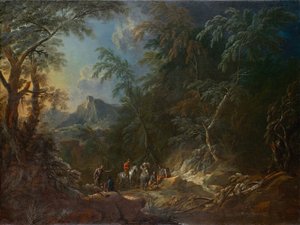 Paysage forestier "Soir"