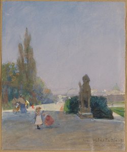Vue sur Vienne depuis le Belvédère supérieur - Maximilian Suppantschitsch