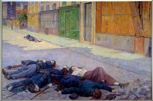 Une rue de Paris en mai 1871 ou la Commune - Maximilien Luce